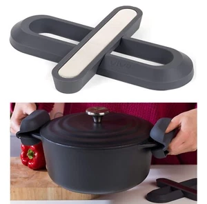 Silicone Trivet Pan Holder Stand Pot Gloves Oven Hot Kitchen Worktop Plate Mat - Picture 1 of 13