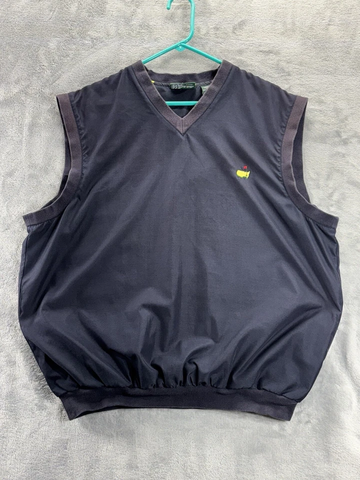 VTG Masters Collection Adult Large Pullover V-Neck Vest Hong Kong Blue Augusta - Image 1 of 4