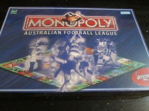 monopoly australian football league board game, new and sealed
