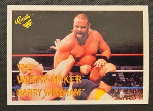 1990 CLASSIC WWF WRESTLING CARD #93 THE WIDOW MAKER BARRY WINDHAM  - Picture 1 of 2