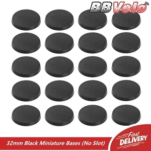 32mm Round Bases For Miniature Models Wargaming Games Compatible with GW WH - Picture 1 of 11
