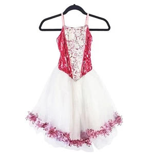 Revolution Dance "Three Words" Costume Dress Recital Halloween Ballet Sz L Child - Picture 1 of 6