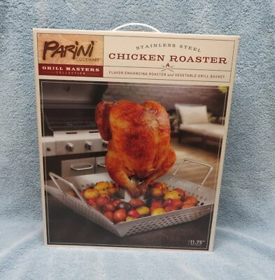 Parini Asador de Pollo Acero Inoxidable - Nuevo Foto 1 de 3