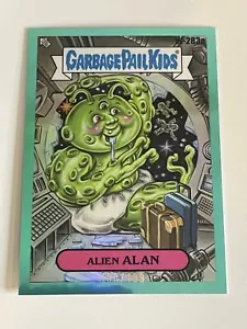 2024 Garbage Pail Kids Chrome 7 W-283a Alien Alan AQUA /199 WHERE ARE THEY NOW - Imagen 1 de 2