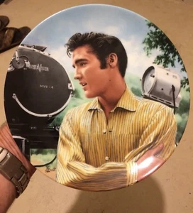 BRADFORD EXCHANGE DELPHI ELVIS "Elvis in Hollywood" Limited Edition Plate - Picture 1 of 4