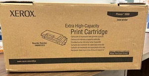 New Genuine Factory Sealed Xerox 106R01372 Black Toner Cartridge Phaser 3600 - Picture 1 of 1