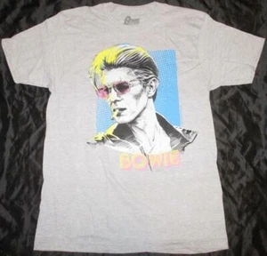 David Bowie Sketch Gray T-Shirt Men's Extra Large XL Rock New - Picture 1 of 1