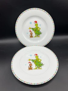 Dr. Seuss Grinch Who Stole Christmas 8" Salatteller - 2er Set - Bild 1 von 5