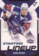 2022-23 Czech SportZoo Starting Lineup #62 Marek Daloga