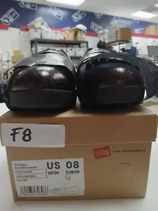 FITFLOP Fransey Sneaker Halbschuh Leder schokolade Größe 8,0 (F8) - Bild 1 von 7