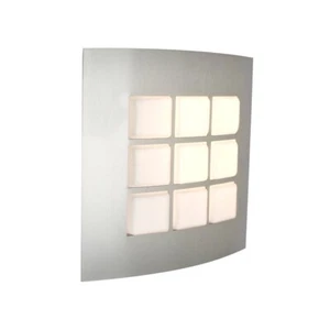 Besa Lighting Quad 10 1 Light LED Wall Sconce, Silver/White - QUAD10-LED-SL - Picture 1 of 1