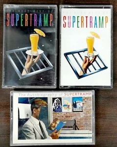 SUPERTRAMP LOT OF THREE AUDIO CASSETTEE - Picture 1 of 4