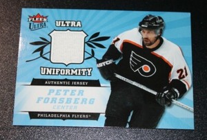 2006-07 Ultra Uniformity #UPF Peter Forsberg Jersey Card 