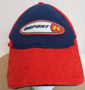 Dupont Motorsports #24 Embroidered On Rim Red/Blue Jeff Gordon Hat - Picture 1 of 10