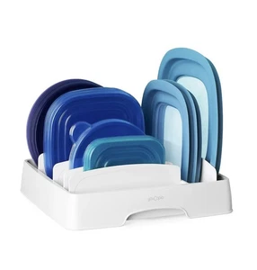 Organizador de tapa de contenedor ajustable StoraLid para gabinete de cocina, organizador de tapas - Imagen 1 de 7