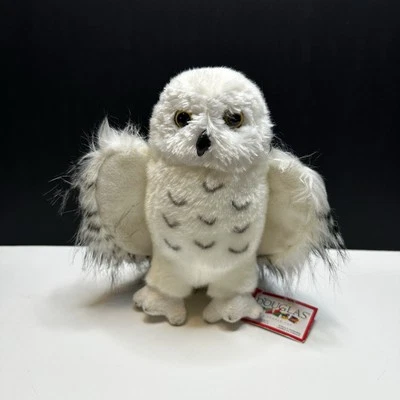 Douglas Cuddle игрушка белый пятнистый снег сова плюшевый снежный Hedwig Гарри Поттер 8» новый с Ярлыками - Изображение 1 из 4