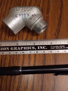 OZ-GEDNEY MF-050, codo de tracción de conducto rígido, 1/2", 90D - Imagen 1 de 2