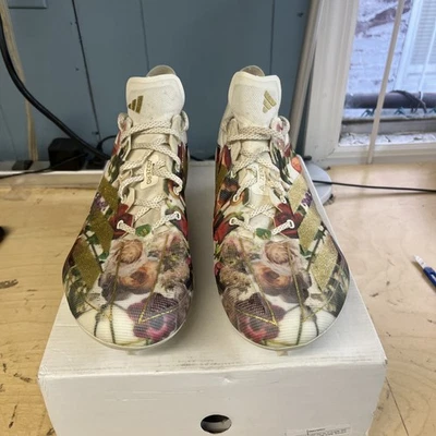 Adidas Adizero Electric Speed Coronation Floral Football Cleats Rare Men Size 15 - Image 1 of 4