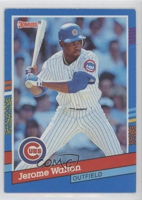 1991 Donruss Jerome Walton (Right Border has 5 Purple Stripes) #72 - Image 1 of 2