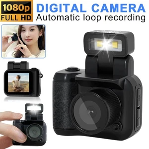 Mini Digitalkamera mit LCD Bildschirm Blitzlicht 1080P SLR Style CMOS Camcorder - Bild 1 von 27