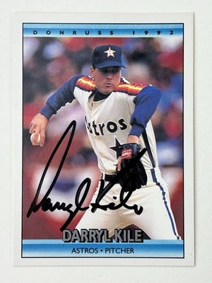 1992 Donruss # 309 Darryl Kile Signed Autographed JSA COA Houston Astros - Image 1 of 4