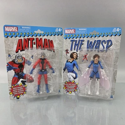 Marvel Legends Retro ANT-MAN & THE WASP 6" Juego de Figuras de Acción Hasbro Sin usar, en caja NUEVO Foto 1 de 4