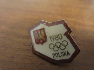 Pin Moscú 1980 NOC Polonia POLSKA Juegos Olímpicos Moscú de colección - Imagen 1 de 2