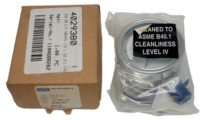 Wika Industrial Pressure Gauge Type 232.50 2.5" 10 BARG 1/4" NPT LM - Image 1 of 4