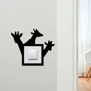 Lichtschalter Surround Giraffe Deko Schalter Platte Abdeckrahmen - Bild 1 von 9