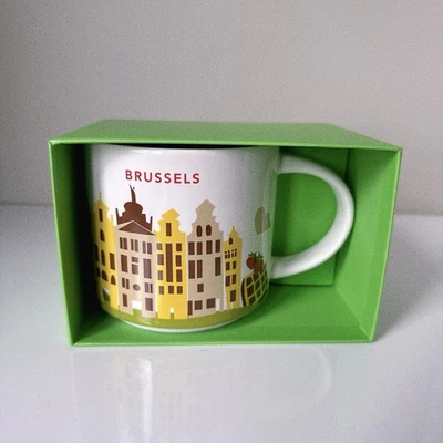 Mug Starbucks « You Are Here » YAH Bruxelles, Belgique, 414 ml (14 oz) neuf - Photo 1/4
