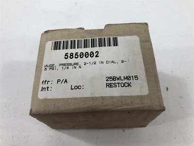 Palmer Instruments 25CBWBQ0/15# Pressure Gauge 0-15PSI  - Image 1 of 4