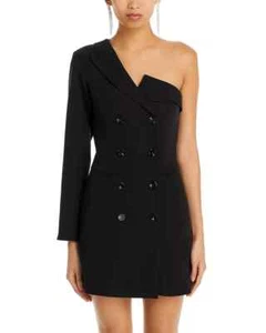 Aqua One Shoulder Blazer Dress L93313 Women's Size M - Picture 1 of 6