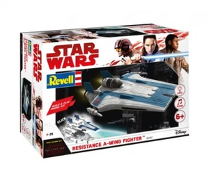 Star Wars VIII Revell 06762 - Costruisci e gioca, Resistance A-Wing Fighter, Blu - Foto 1 di 1