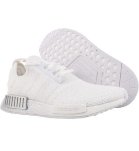 100% Authentic Adidas Originals NMD_R1 Cloud White Women's Size 6.5 FU9350 - New - Picture 1 of 9
