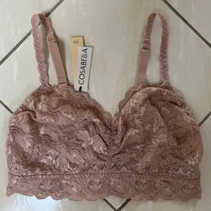 Cosabella NWT Never Say Never Sweetie Soft Bra Bralette Mandorla Nude XL - Picture 1 of 7