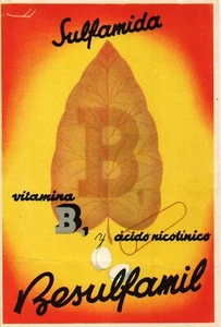 Spain old medical advertisement Besulfamil  (296) - Picture 1 of 2