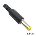 DC Male Head Security Cameras Yellow Sound Fork 5 Replacement Plugs High Quality