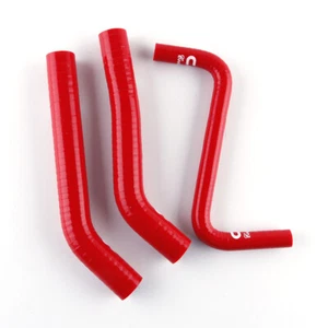 For 2006-2018 Honda TRX450R TRX450ER Red Silicone Coolant Pipe Radiator Hose Kit - Picture 1 of 12