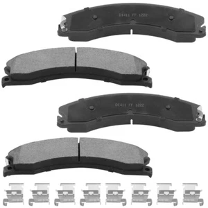 Front Disc Brake Pads For Nissan Nv1500 Nv2500 Titan Xd Sierra 2500 Hd - Picture 1 of 4