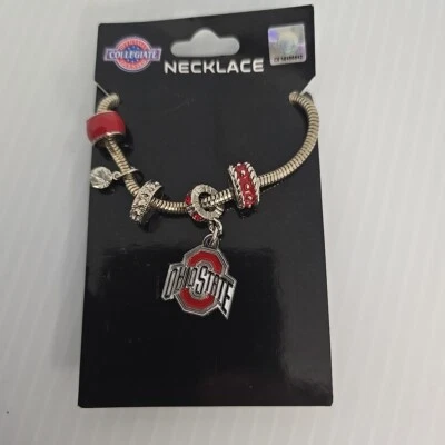 Ohio State University Charm Necklace NCAA Sports - Image 1 of 4