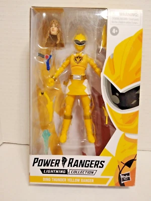 Power Rangers Lightning Collection Dino Thunder Yellow Ranger 6-Inch Brand New - Image 1 of 4