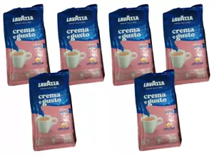 (6 Pack) Lavazza Crema E Gusto Ground Coffee 8.8Oz/250G Each Cappuccino - Picture 1 of 2