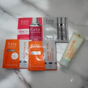 Kate Somerville 5p Lot Skin Care Samples ExfoliKate Eye Cream Wrinkle Serum (x5) - Picture 1 of 1