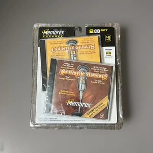 Memorex Karaoke 2 CD Set - Country Greats - New - Imagen 1 de 4
