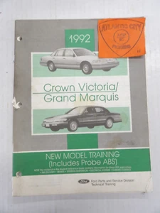 1992 FORD CROWN VICTORIA GRAND MARQUIS NEW MODEL TRAINING - Picture 1 of 3