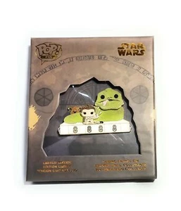 Funko Pop Princess Leia Jabba Star Wars Sliding Enamel Limited edition pin - Picture 1 of 8