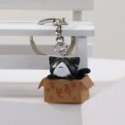 Resin Little Cat Keychain Mini Cute Pendant Chain Creative Bag Pendant