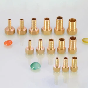 Barra de manguera de rosca interna de 2 piezas de montaje de latón tamaño 1/8" 1/4" 3/8" * 6 mm - 16 mm - Imagen 1 de 19