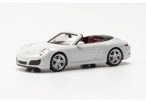 Herpa Porsche 911 Carrera Cabrio, bianco carrara met. 1:87 038843-002 modellismo - Foto 1 di 5