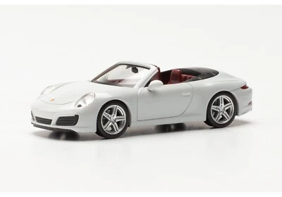 Herpa Porsche 911 Carrera Cabrio, bianco carrara met. 1:87 038843-002 modellismo - Immagine 1 di 4